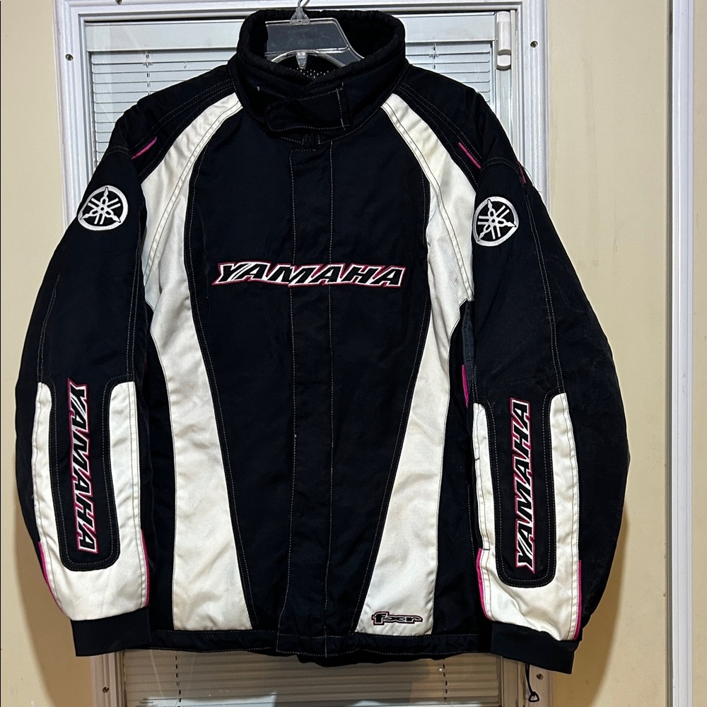 EUC Yamaha Black and White Racing Jacket